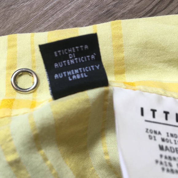 Vintage Versace Mens Yellow Button Down 1973 XL - Picture 6 of 7